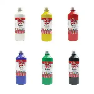 Abtönfarbe Scola Artmix 6 x 600 ml Anstrich, farblich sortiert