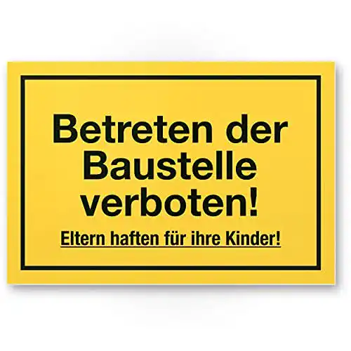 Die beste Baustellenschild Komma Security Baustellen Schild Kunststoff 2026 Test Bestseller Baustellenschild Komma Security Baustellen Schild Kunststoff
