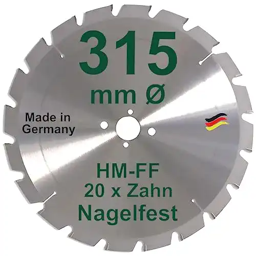 Kreissägeblatt 315×30 mm BauSupermarkt24 HM Sägeblatt