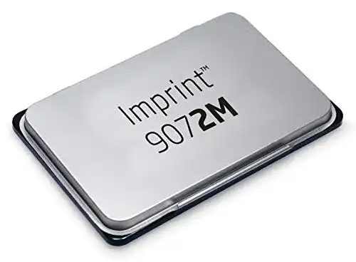Stempelkissen Trodat Imprint 9072M, Metall, 11 x 7 cm Schwarz