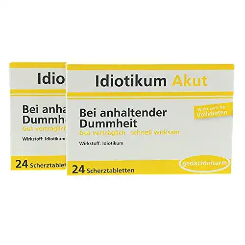 Scherztabletten Kinkerlitzchen Idiotikum Akut Schokolinsen