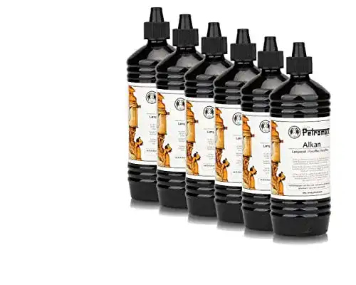 Paraffinöl CAGO 6 x Petromax Alkan Lampenöl/Petroleum/ 1 Ltr.