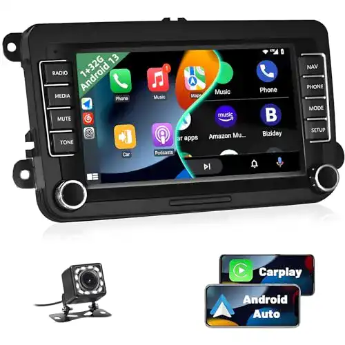 Autoradio mit Android-Auto podofo Android 10 Autoradio 2 Din