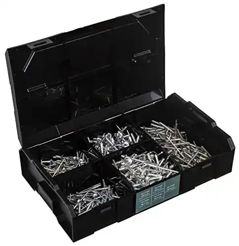 Blindnieten PARCO Alu Set Sortiment 500-teilig DIN 7337 Form A