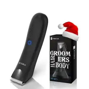 Intimrasierer Herren VIKICON Hoden-Rasierer, LED-Beleuchtung