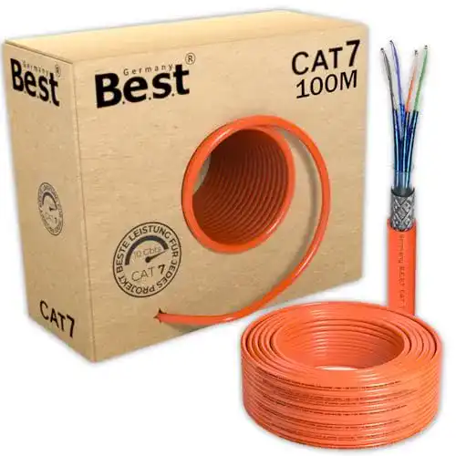 Netzwerk-Verlegekabel Best Germany CAT.7 100m Simplex