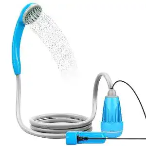 Campingdusche mit Pumpe LIBERRWAY Campingdusche Akku