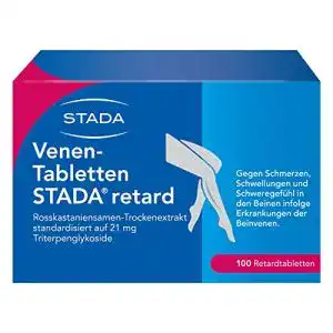 Venen-Tabletten STADA retard, rein pflanzlich, 100 Retardtabletten