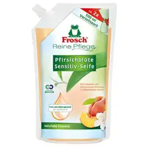 Frosch-Flüssigseife Frosch Pfirsichblüte Sensitiv-Seife, Pflegend