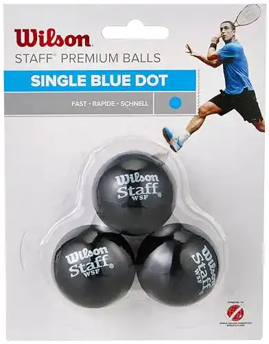 SquashbÃ¤lle Wilson Squash-Ball, Staff, 1 Stück