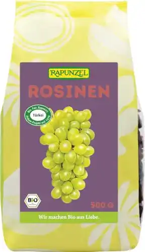 Rosinen Rapunzel Bio, Projekt (6 x 500 gr)