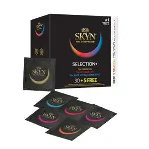 Latexfreie Kondome SKYN Selection Sortenbox Set
