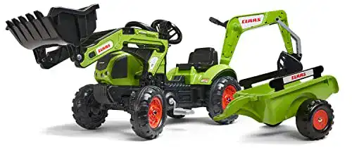 Trettraktor mit Anhänger Falk  – 2040N – Outdoor-Spielzeug