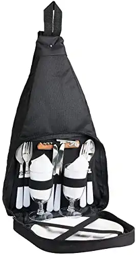 Picknick-Rucksack (2 Personen) Brubaker Picknickrucksack