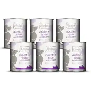 Nassfutter Hund getreidefrei MjAMjAM Truthahn, 6 x 800 g