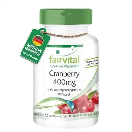 Cranberry-Kapseln fairvital Cranberry Kapseln 400mg, 90 Kapseln