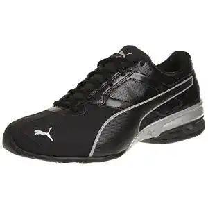 Laufschuhe PUMA Herren Tazon 6 FM , Schwarz Black Silver, 43 EU