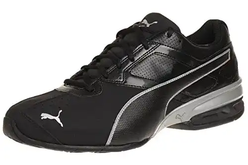Laufschuhe PUMA Herren Tazon 6 FM , Schwarz Black Silver, 43 EU