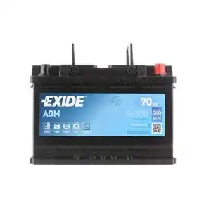 AGM-Batterie 70 Ah Exide EK700 Start-Stop