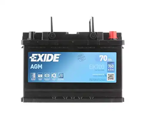 AGM-Batterie 70 Ah Exide EK700 Start-Stop