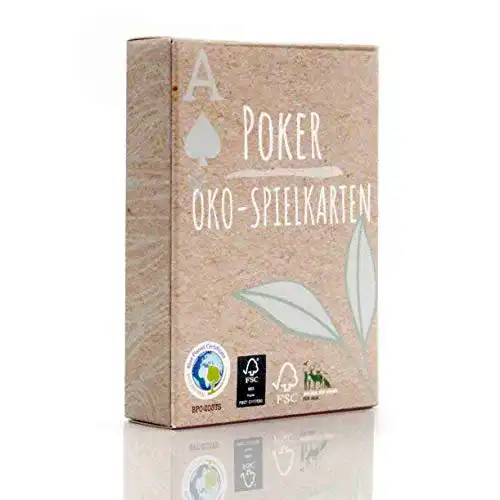 Pokerkarten TS Spielkarten Öko Poker Kartenspiel, nachhaltig