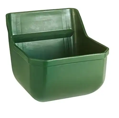 Trog Kerbl 32460 Kraftfutter-Fohlen ohne Metallstäbe, grün