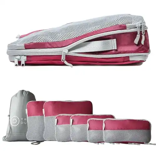 Packwürfel Travel Dude Set mit Kompression | Packing Cubes