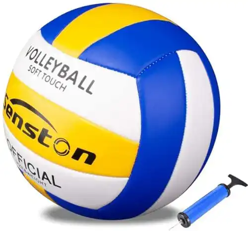 Beachvolleyball Senston Volleyball Wasserfest Weiche Berührung