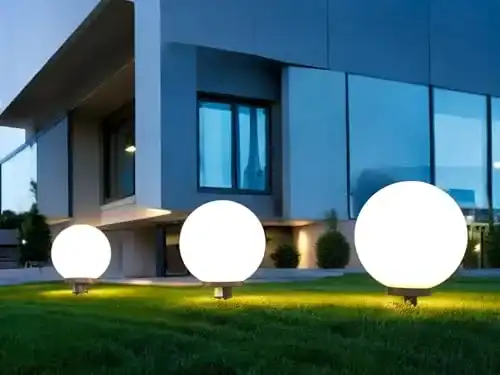 Leuchtkugel Garten Dapo 3X Außen-Garten-Kugel-Leuchte-Lampe