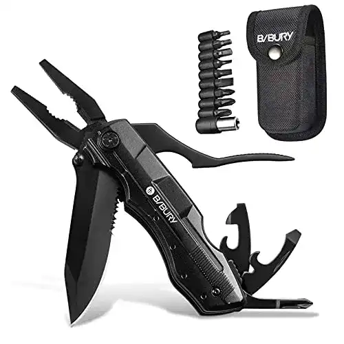Multitool BIBURY 5-in-1 Multifunktionsmesser, Faltbar