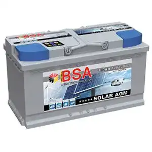 AGM-Batterie 100Ah BSA Solarbatterie 12V
