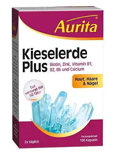 Kieselerde-Kapseln Aurita Kieselerde Plus 100 Kapseln