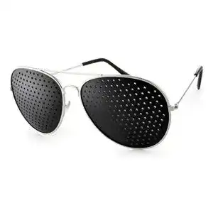 Multidot-Brille GUKOO Rasterbrille im stylischen Metall