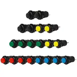 Taster Larcele 20x 12mm Plastik DIY Momentan Push Button Mini