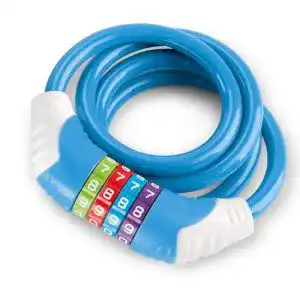 Spiralschloss Puky 9433 KS Sicherheitskabelschloss, Blau