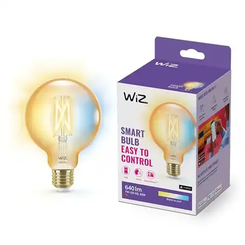 WiZ-Lampen WiZ Smarte Tunable White Amber Glass LED, 50W