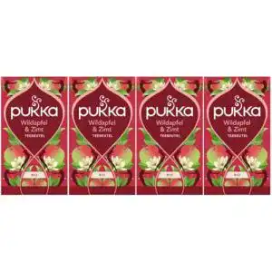 Zimt-Tee Pukka Bio-Tee Wildapfel & Zimt 80 Teebeutel, 4er Pack