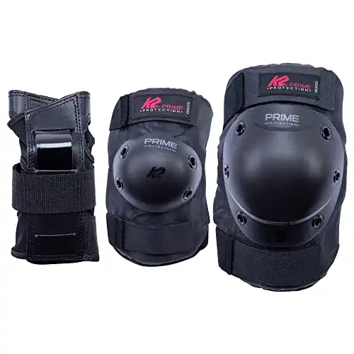 Inliner-Protektoren K2 PRIME PAD SET M – black – red – 30E1412