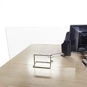 Spuckschutz 50×40 AHMI Spuckschutz Thekenaufsatz Transparent