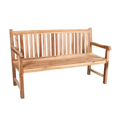Gartenbank Chicreat 3 Sitzer Bank Teakholz Teakbank, ca. 150 cm