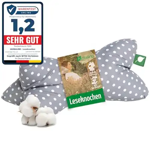 Lesekissen Herbalind NEU Leseknochen Nackenkissen 40 x 18 cm