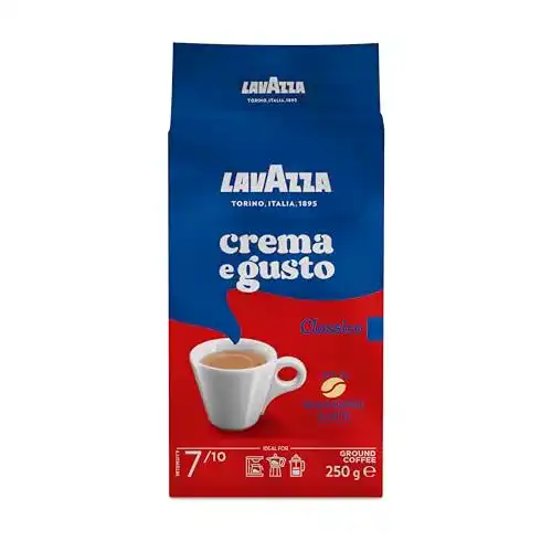 Lavazza-Kaffee Lavazza Gemahlener Kaffee Crema E Gusto, 10er