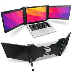 Triple-Screen Vorsprung 12″ Tri Triple Screen Extender for Laptop