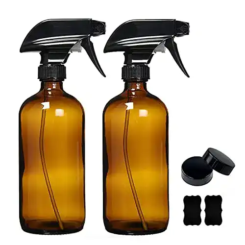 Sprühflasche Braunglas Afufu Braunglas Sprühflasche, 2 x 500ml