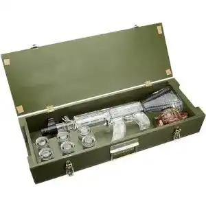 Russischer Wodka KALASHNIKOV Bartex Red Army Wodkaset