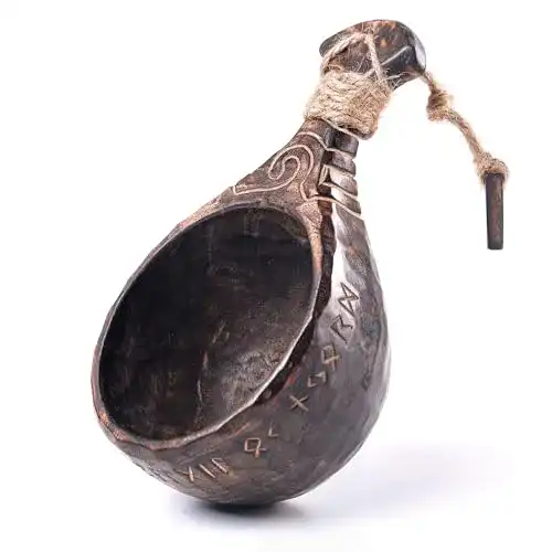 Kuksa Norse Tradesman Hölzerner -Becher für Camping und Survival