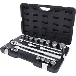 Steckschlüsselsatz 3/4 Zoll KS Tools 911.0721, 24-Zahn, 21-tlg.
