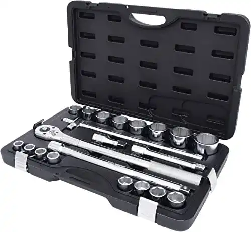 Steckschlüsselsatz 3/4 Zoll KS Tools 911.0721, 24-Zahn, 21-tlg.