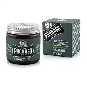 Pre-Shave Proraso Pre Shave Cream single blade Cypress & Vetiver