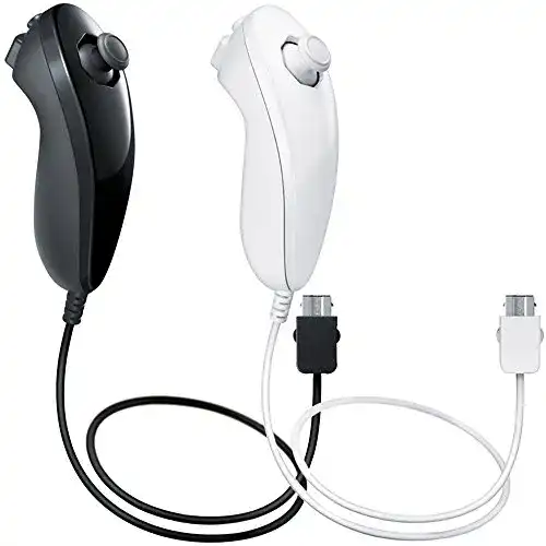 Wii-Nunchuk AFUNTA Nunchuck Controllers für Nintendo Wii U